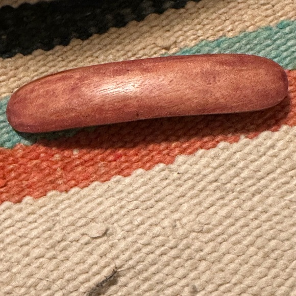 Accessories - Vintage Wood Hair Barrette Made in France